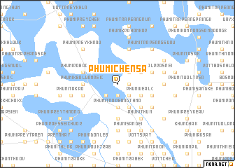 map of Phumĭ Chĕn Sâ