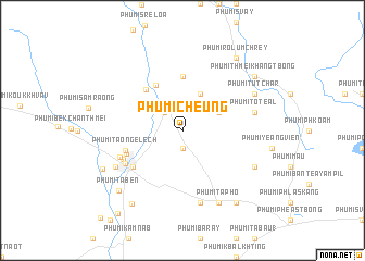 map of Phumĭ Cheung