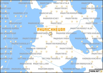 map of Phumĭ Chheu Am