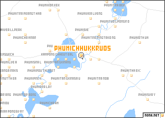 map of Phumĭ Chhuk Kruŏs