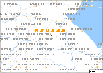 map of Phumĭ Chŏng Koŭk