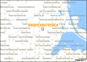 map of Phumĭ Choŭtréach