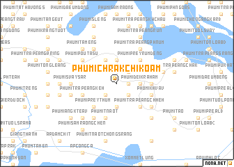 map of Phumĭ Chrâk Chikŏâm