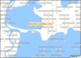 map of Phumĭ Chrâk Leu