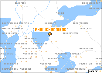 map of Phumĭ Chrâniĕng