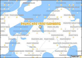 map of Phumĭ Chrey Prey Dâmbâng