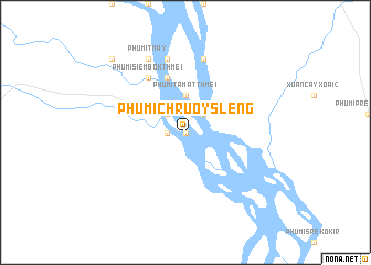 map of Phumĭ Chruŏy Slêng