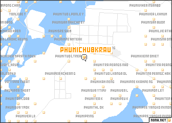 map of Phumĭ Chŭb Krau