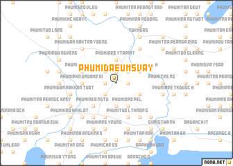map of Phumĭ Daeum Svay