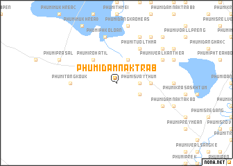map of Phumĭ Dâmnăk Tráb