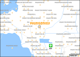 map of Phumĭ Don Kêv