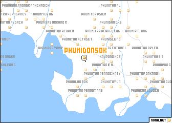 map of Phumĭ Don Sŏk