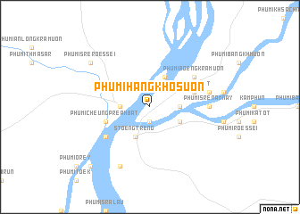 map of Phumĭ Hang Khosuŏn