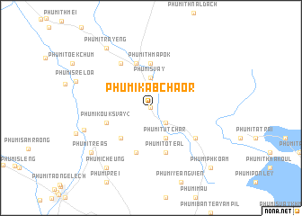 map of Phumĭ Kăb Chaôr