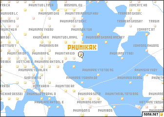 map of Phumĭ Kák