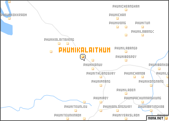 map of Phumĭ Kalai Thum