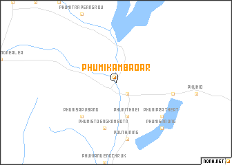 map of Phumĭ Kâmbaô Âr