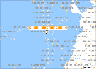 map of Phumĭ Kâmpóng Phnum