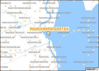 map of Phumĭ Kâmpóng Rôtéh