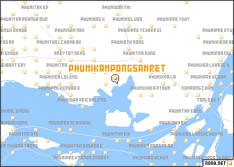 map of Phumĭ Kâmpóng Sâmrĕt