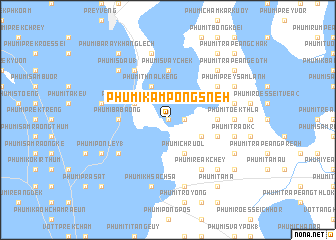 map of Phumĭ Kâmpóng Snéh