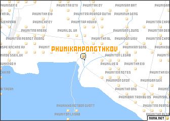 map of Phumĭ Kâmpóng Thkov