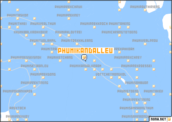 map of Phumĭ Kândal Leu