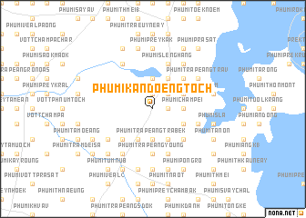 map of Phumĭ Kăndœ̆ng Toch