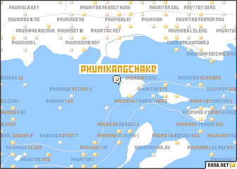 map of Phumĭ Kâng Châkr