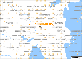 map of Phumĭ Kâng Méas