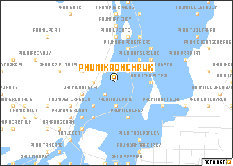 map of Phumĭ Kaôh Chruk