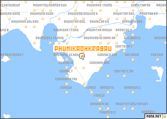 map of Phumĭ Kaôh Krâbau