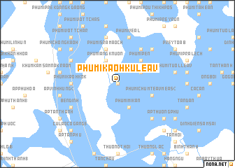 map of Phumĭ Kaôh Ku Léav