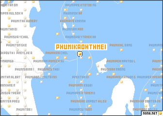 map of Phumĭ Kaôh Thmei