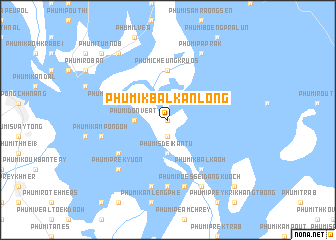 map of Phumĭ Kbal Kânlóng