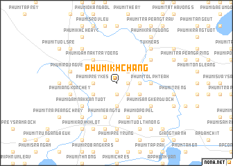 map of Phumĭ Khchâng