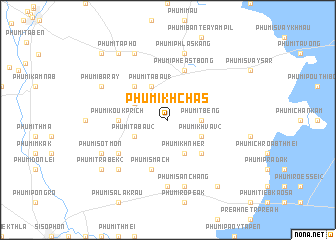 map of Phumĭ Khchăs