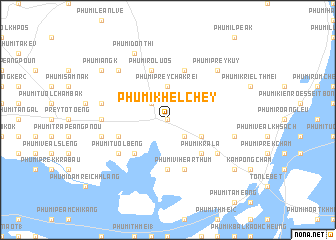 map of Phumĭ Khêl Chey