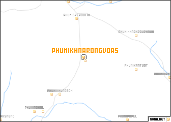 map of Phumĭ Khna Rôngvoăs