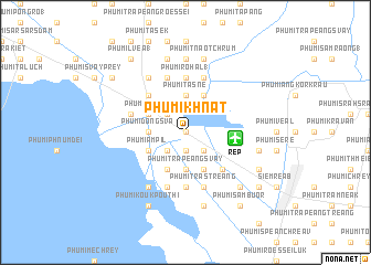 map of Phumĭ Khnat
