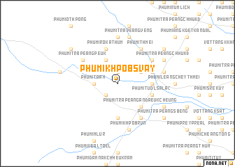 map of Phumĭ Khpôb Svay