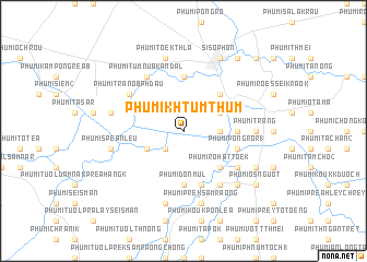 map of Phumĭ Khtŭm Thum