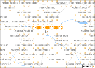 map of Phumĭ Khŭn Roŭng