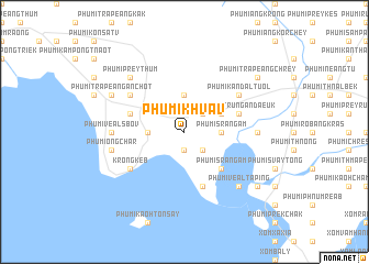 map of Phumĭ Khvav