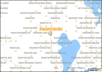 map of Phumĭ Khvav