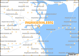 map of Phumĭ Kiĕn Khleăng