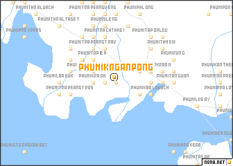 map of Phumĭ Kngan Pông