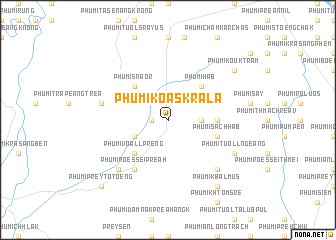 map of Phumĭ Koăs Krâlâ