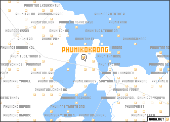 map of Phumĭ Kô Kaông