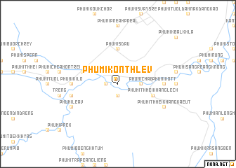 map of Phumĭ Kónthlêv